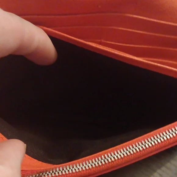 Balenciaga Calfskin Leather Burnt Orange Wallet Full Inclusion (EUC) - Picture 10 of 16